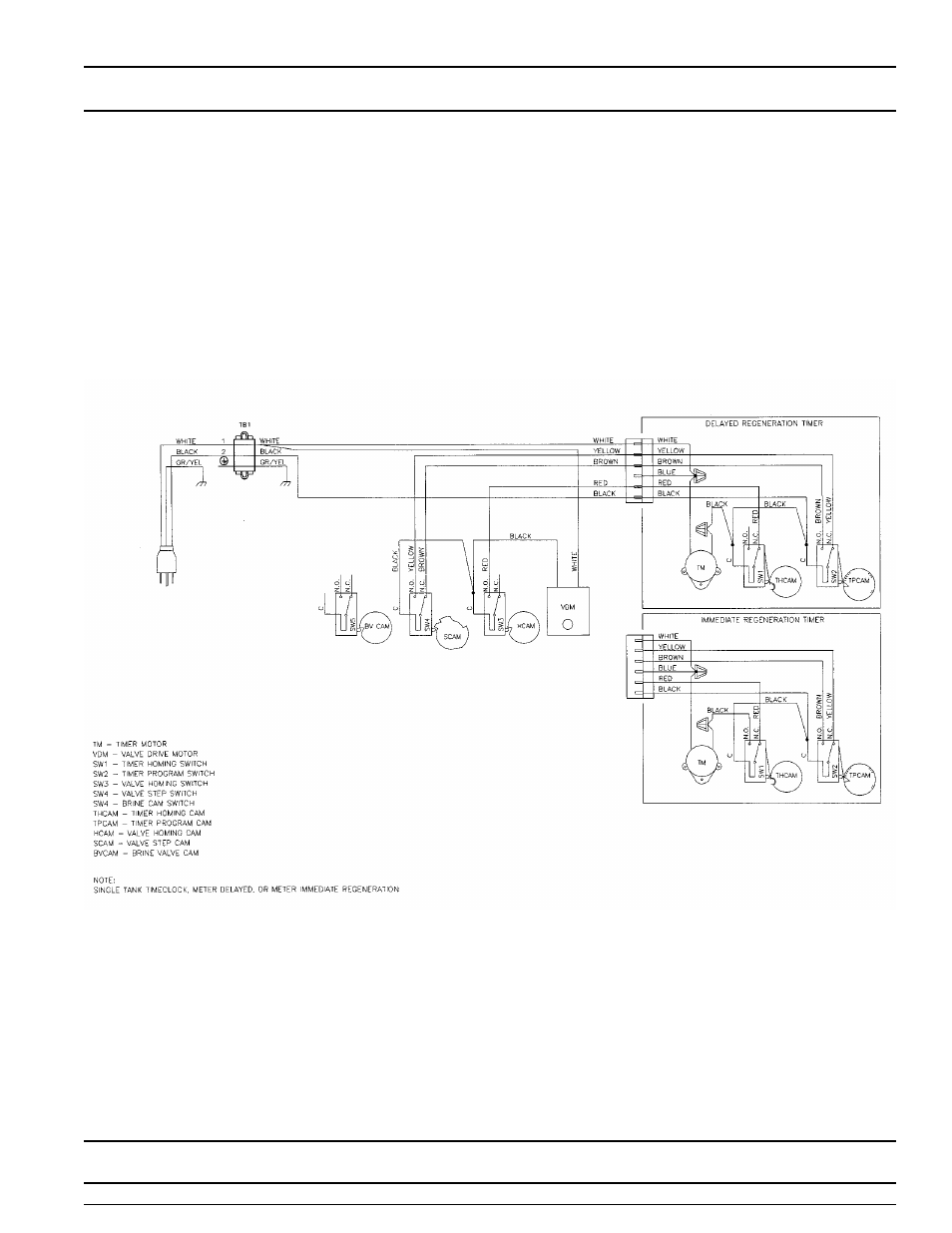 Valve wiring | Watts Fleck 3150 Brass Valve User Manual | Page 21 / 32