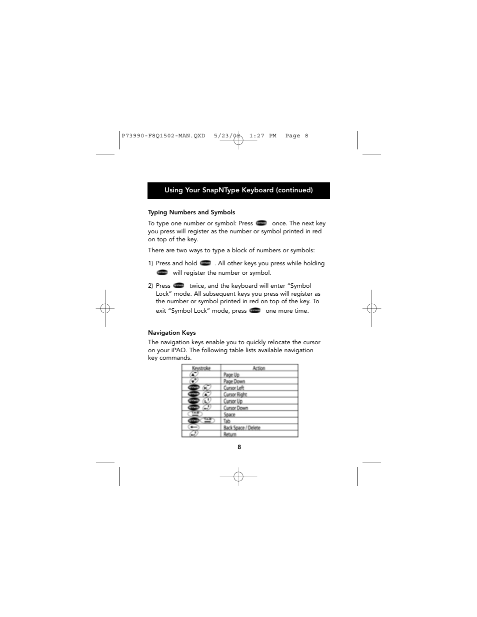 Belkin SnapNType User Manual | Page 9 / 19