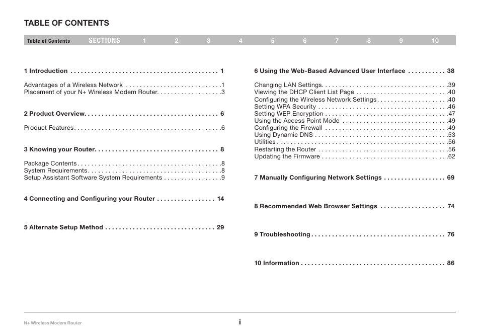 Belkin N+ PM00781EA F5D8635-4 User Manual | Page 2 / 93