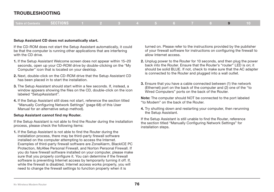 Belkin N+ PM00781EA F5D8635-4 User Manual | Page 78 / 93