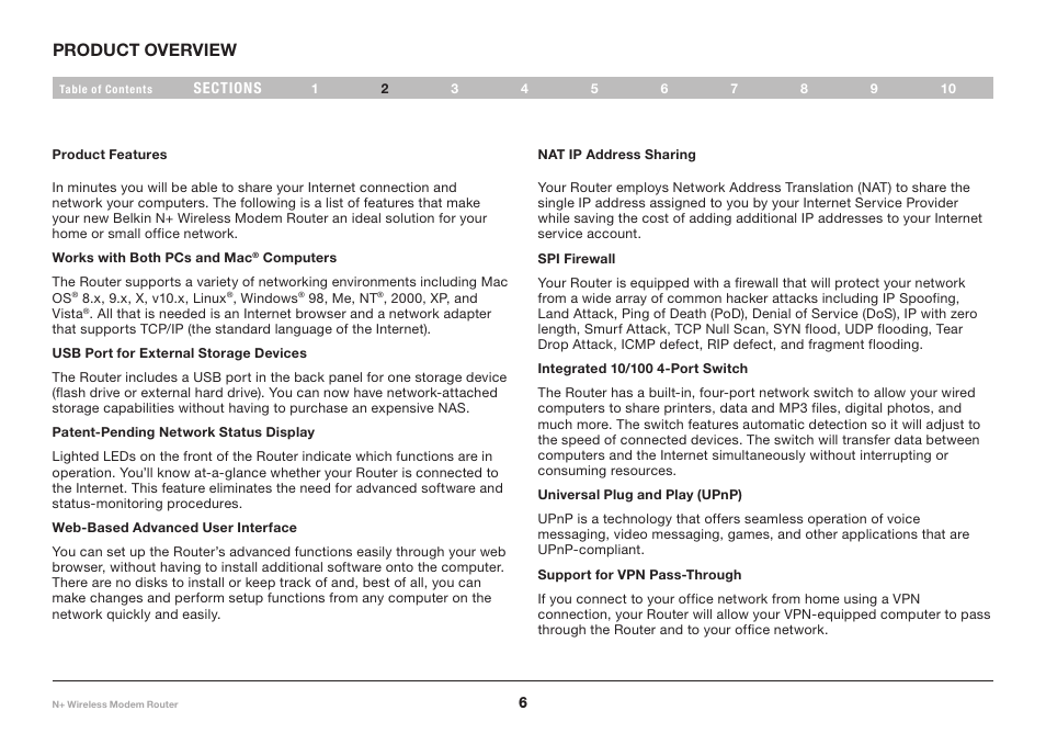 Belkin N+ PM00781EA F5D8635-4 User Manual | Page 8 / 93