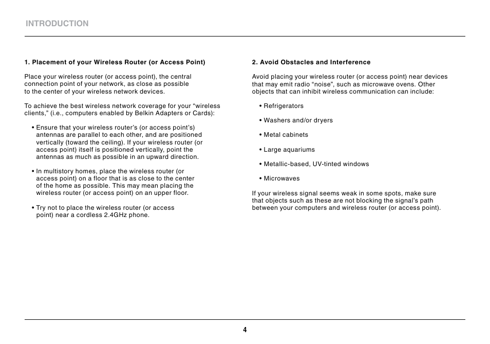 Belkin Wireless USB Adapter N150 Micro User Manual | Page 6 / 36