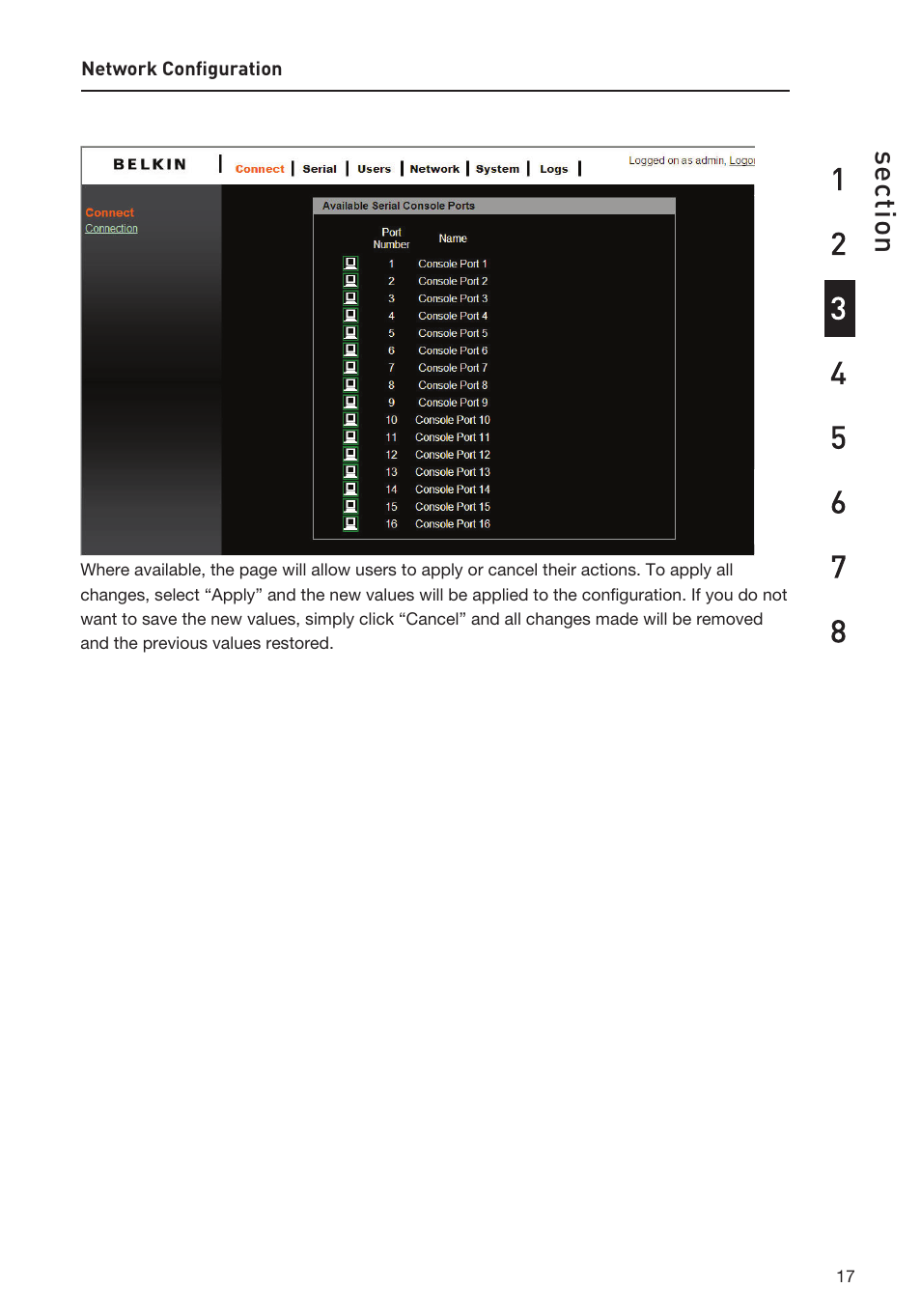Belkin F1DP116SEA User Manual | Page 21 / 68