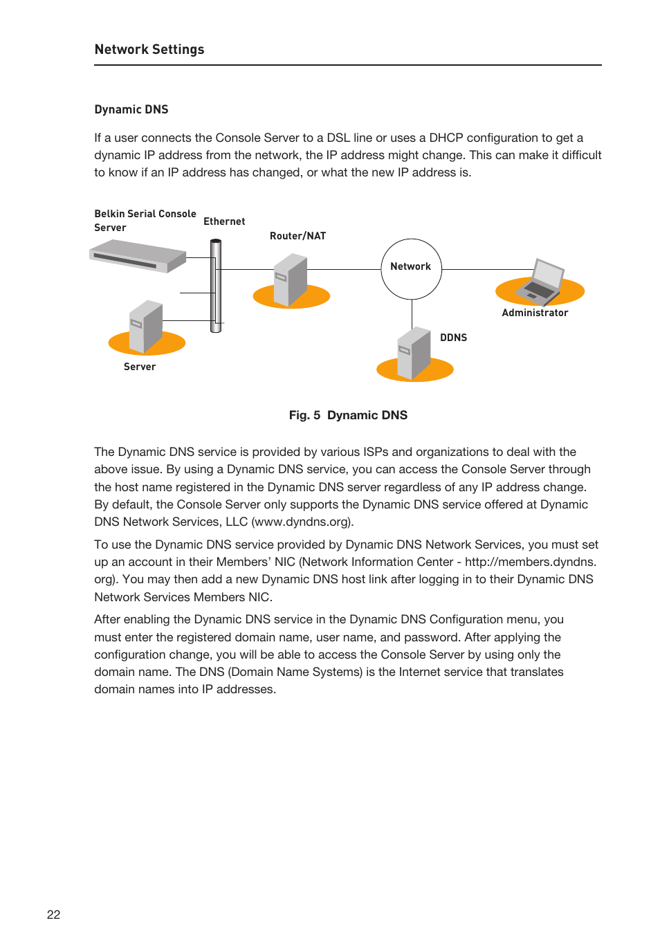 Network settings | Belkin F1DP116SEA User Manual | Page 26 / 68