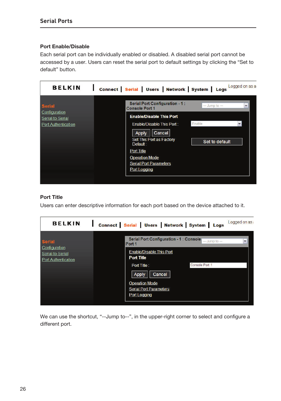 Belkin F1DP116SEA User Manual | Page 30 / 68