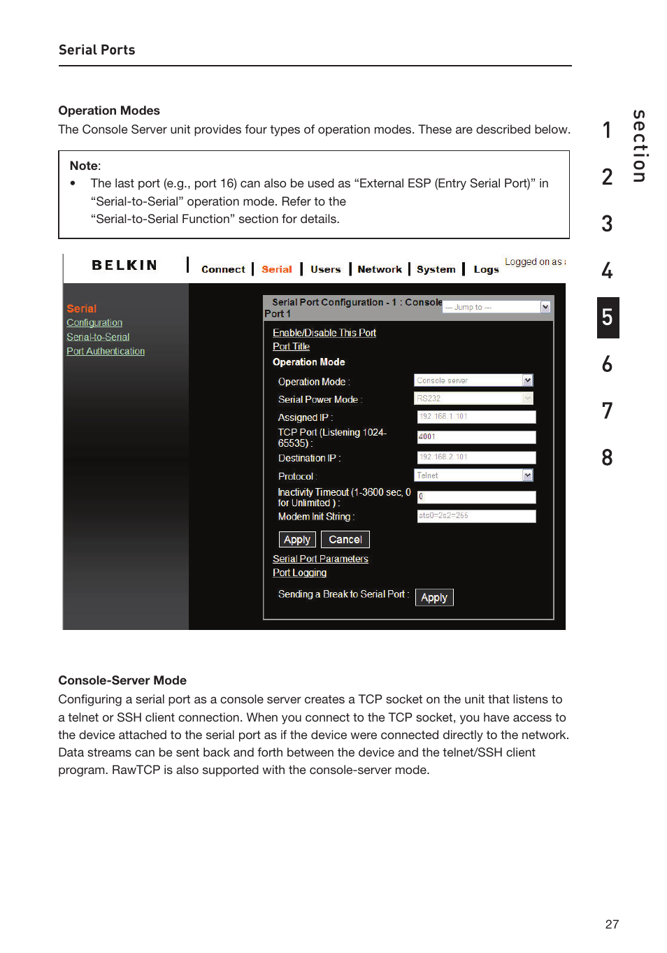 Belkin F1DP116SEA User Manual | Page 31 / 68