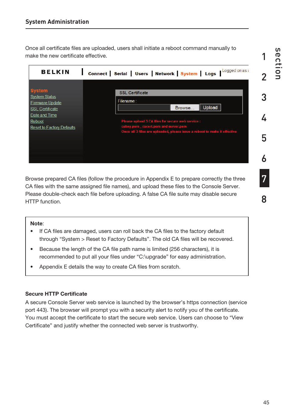 Belkin F1DP116SEA User Manual | Page 49 / 68