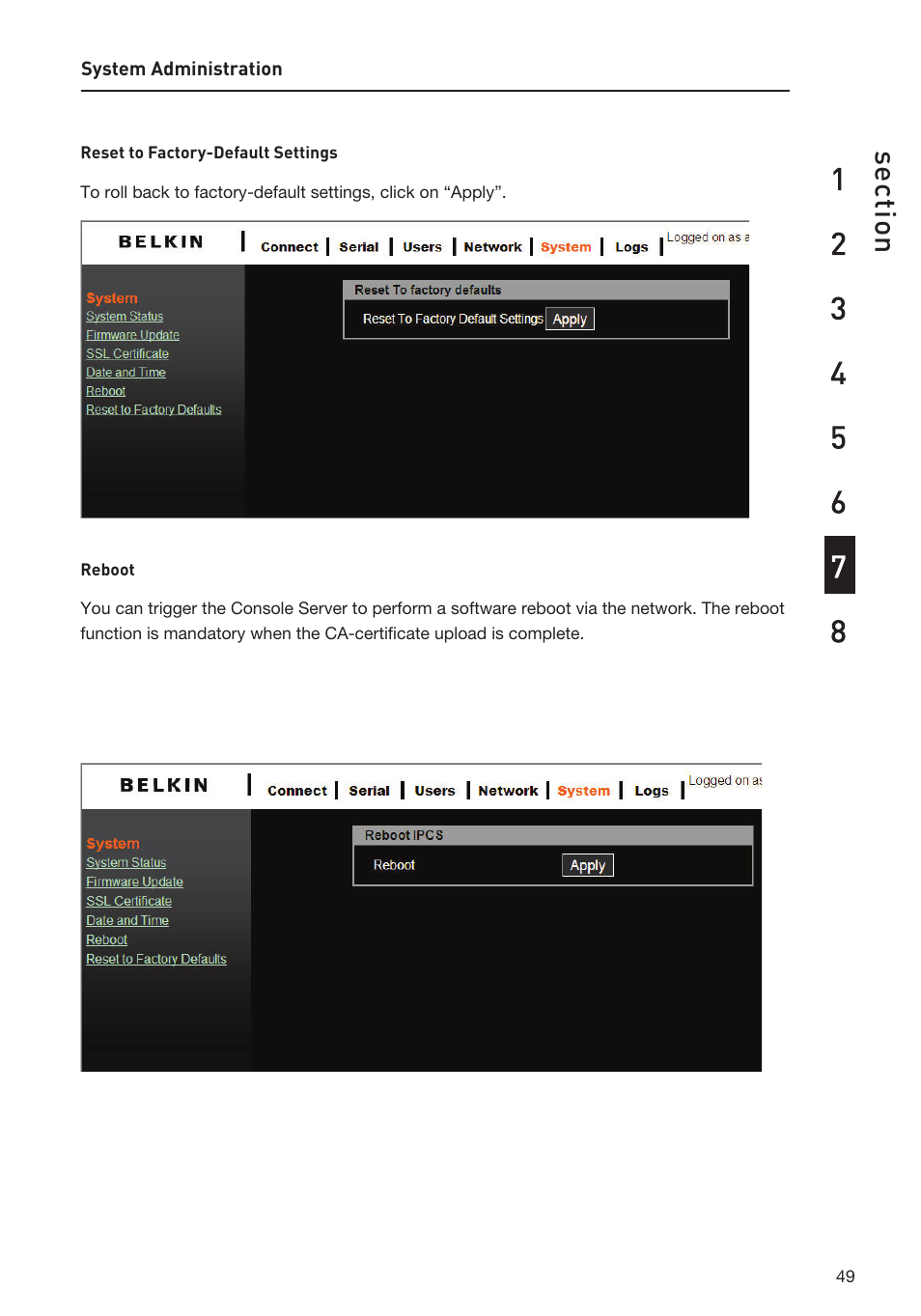 Belkin F1DP116SEA User Manual | Page 53 / 68