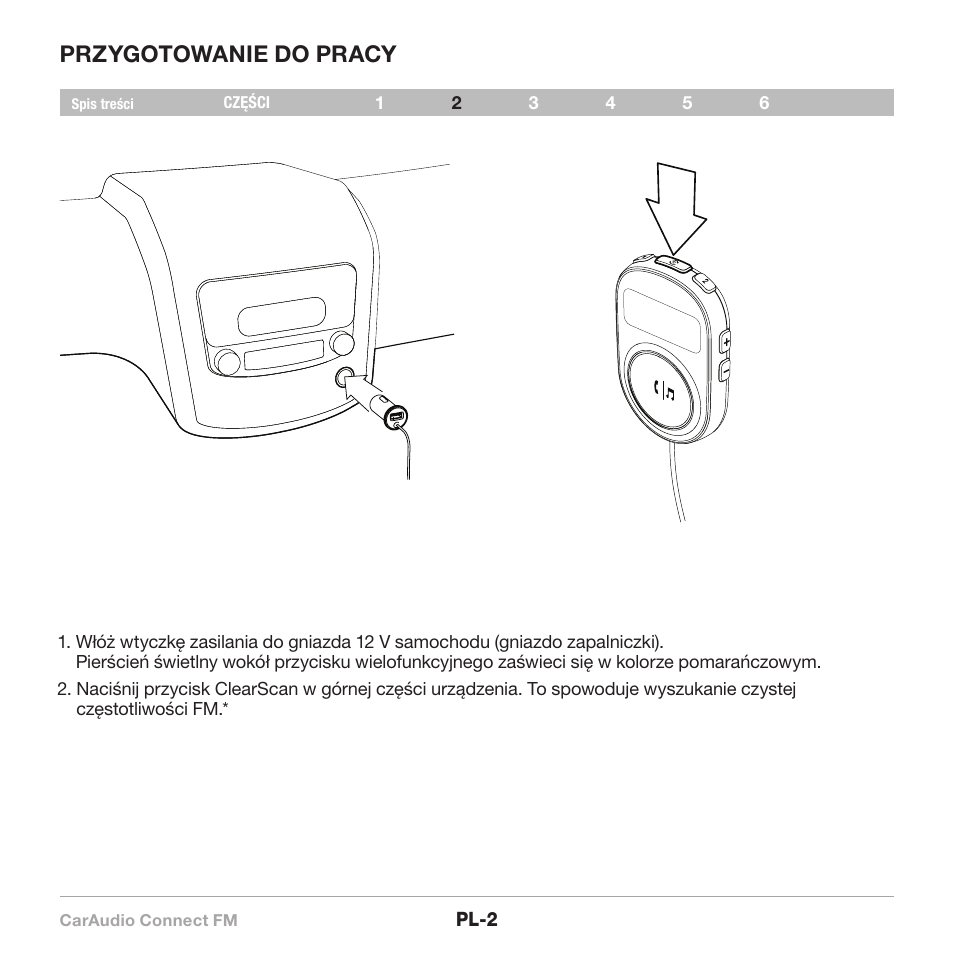 Przygotowanie do pracy | Belkin CarAudio Connect FM F8M120cw 8820ek00824 User Manual | Page 212 / 240