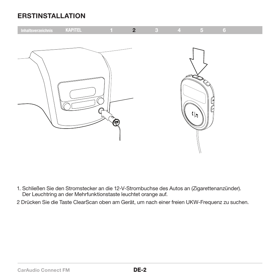 Erstinstallation | Belkin CarAudio Connect FM F8M120cw 8820ek00824 User Manual | Page 36 / 240