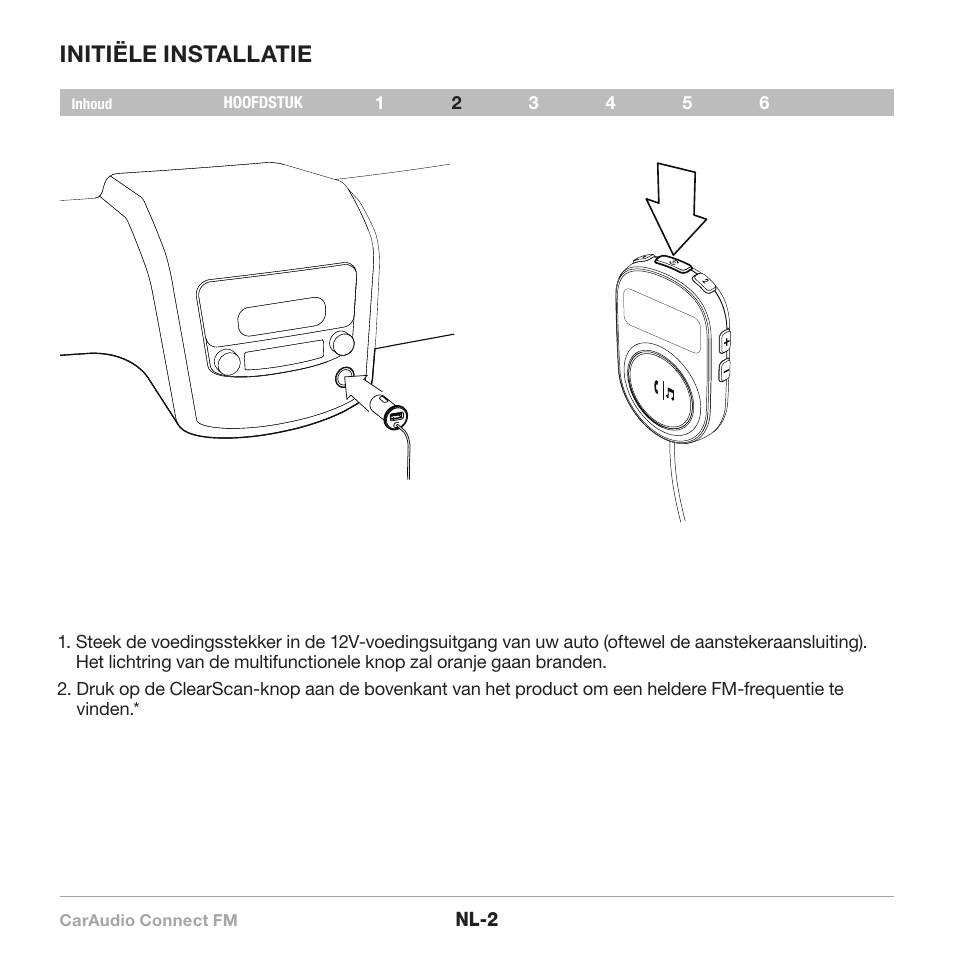 Initiële installatie | Belkin CarAudio Connect FM F8M120cw 8820ek00824 User Manual | Page 52 / 240