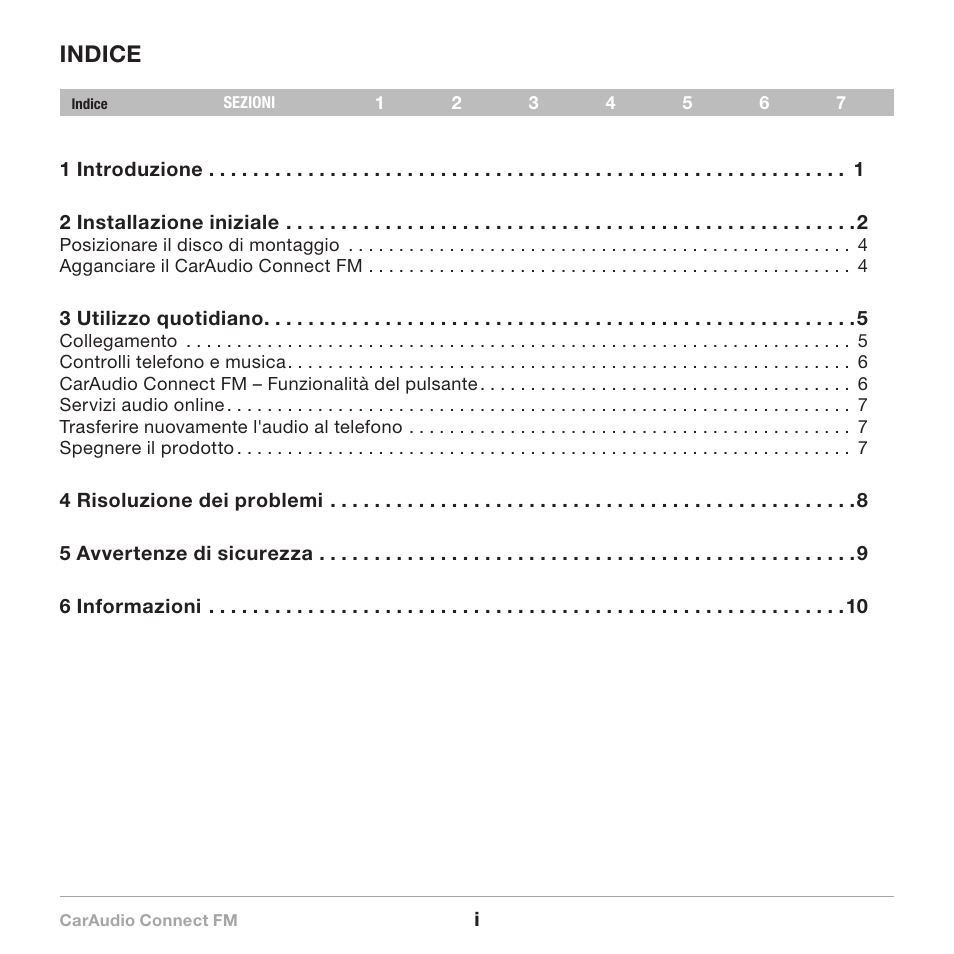 Indice | Belkin CarAudio Connect FM F8M120cw 8820ek00824 User Manual | Page 82 / 240