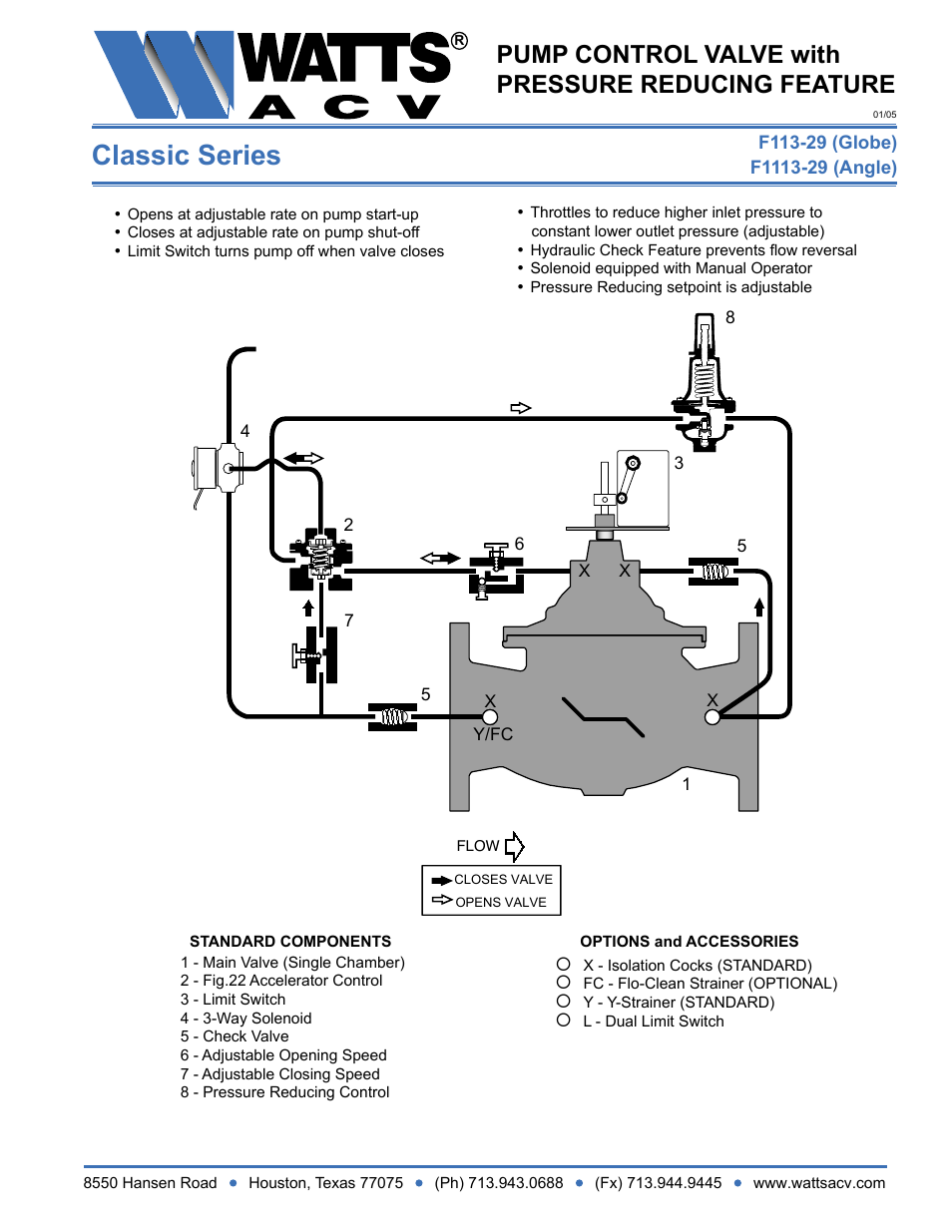 Watts F1113-29 User Manual | 1 page