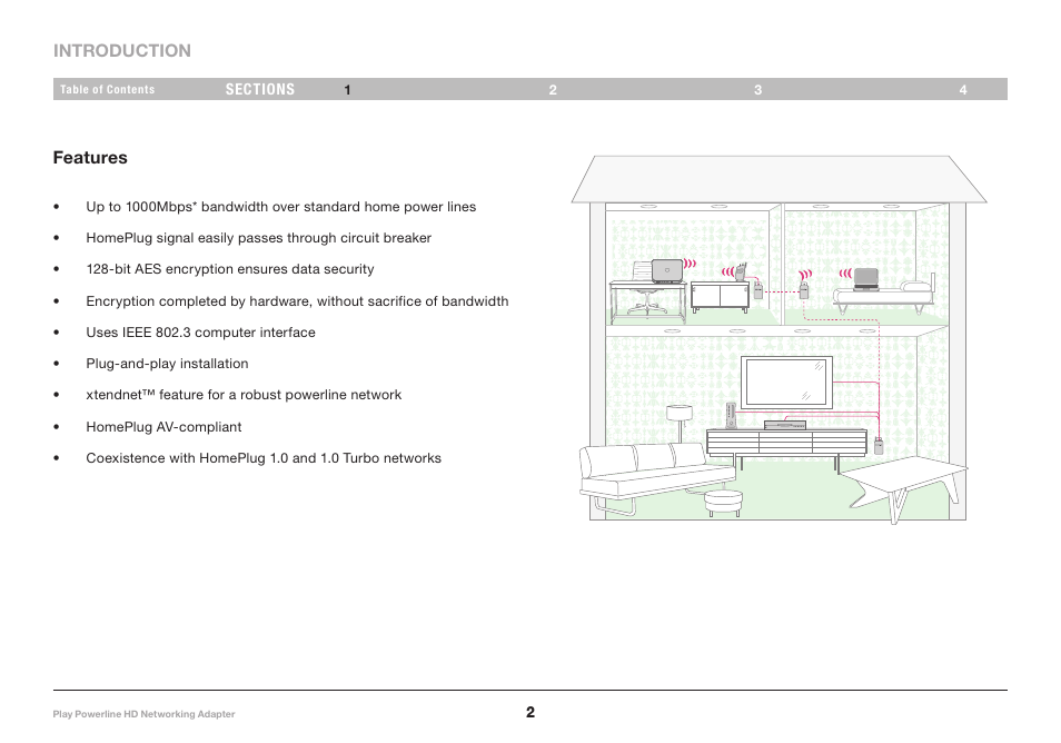 Belkin Iplay Powerline HD Networking Adapter F5D4078 User Manual | Page 4 / 16