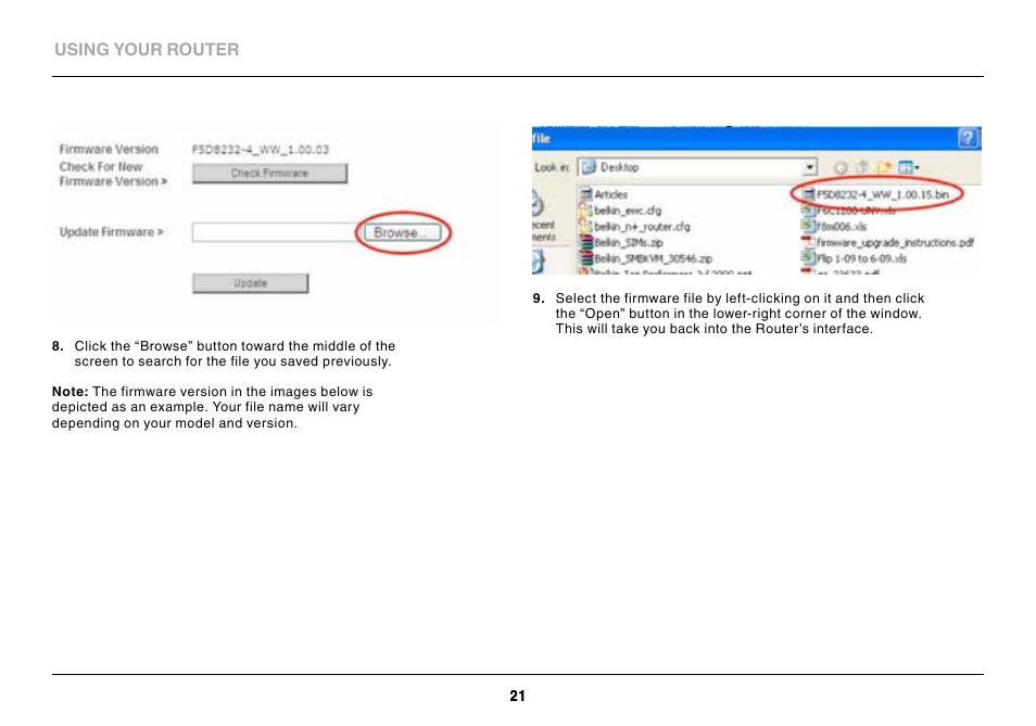 Belkin F9K1108V1 User Manual | Page 23 / 42