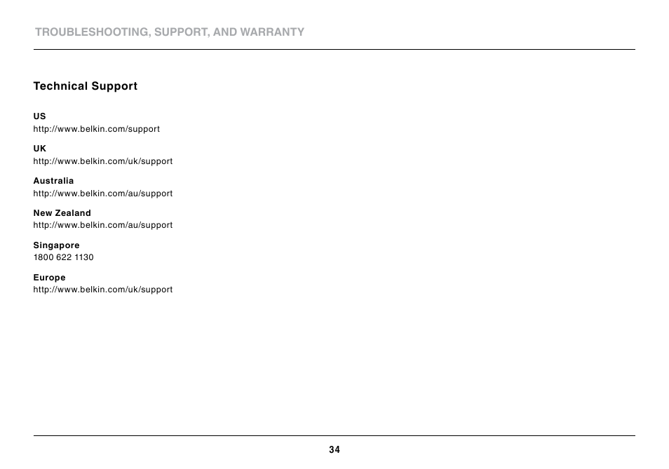 Belkin F9K1108V1 User Manual | Page 36 / 42