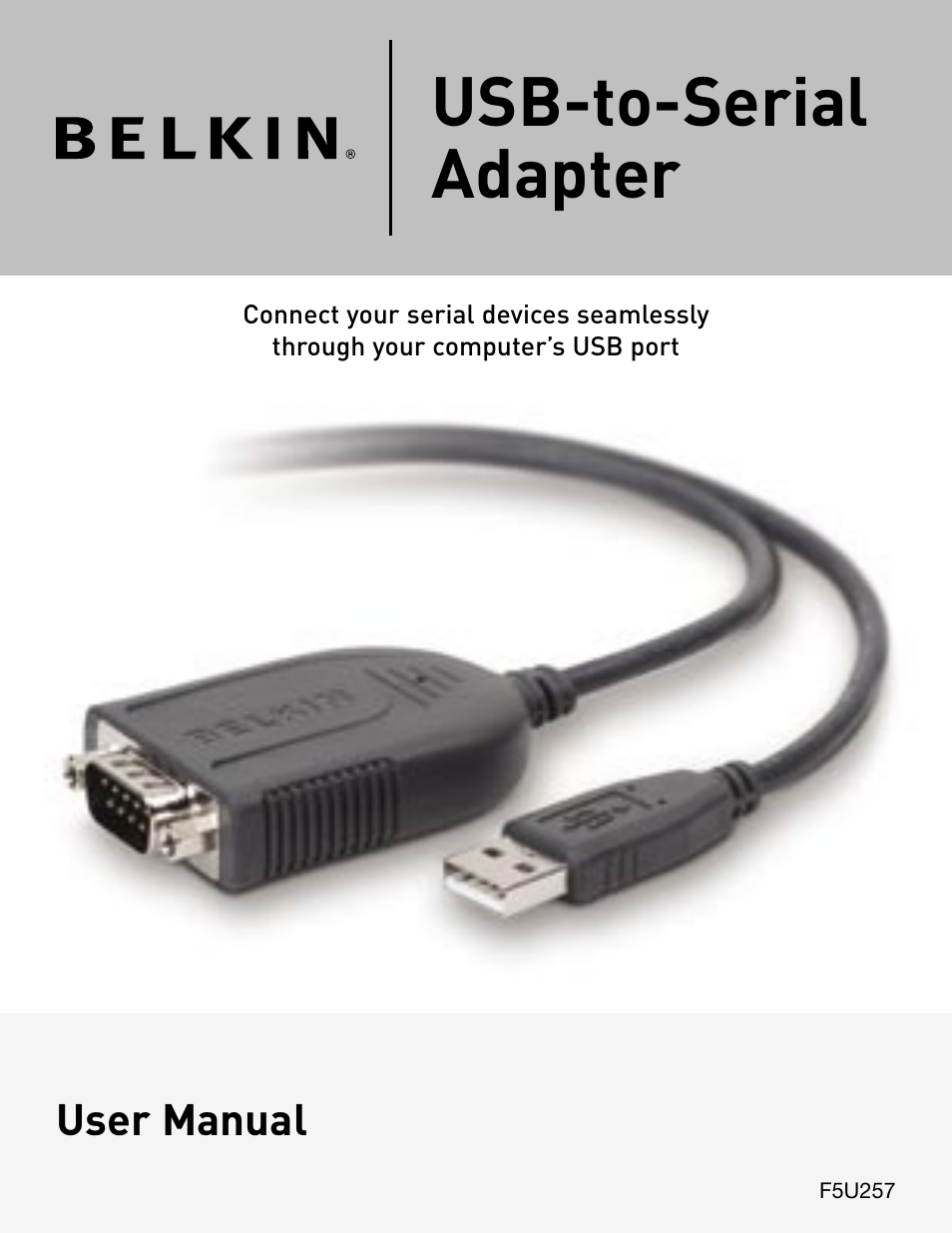 Belkin F5U257 User Manual | 12 pages