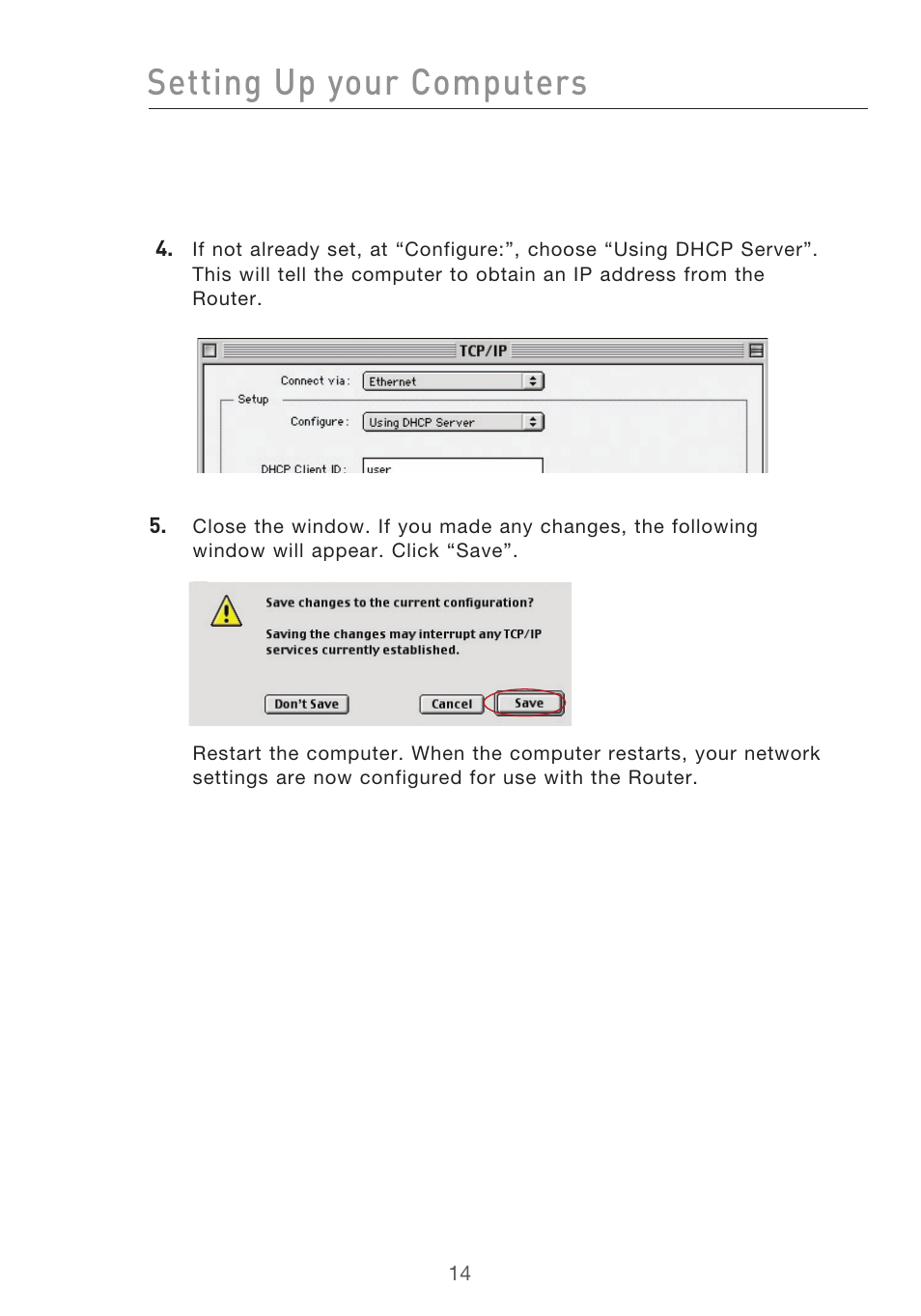 Setting up your computers | Belkin P75125UK User Manual | Page 17 / 92