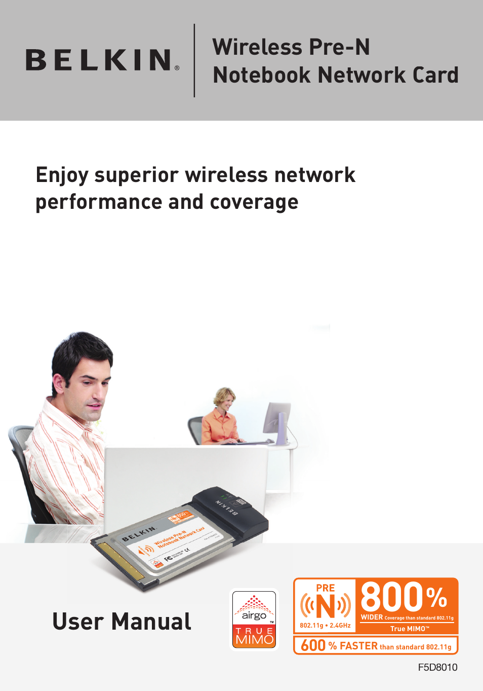 Belkin F5D8010 User Manual | 45 pages