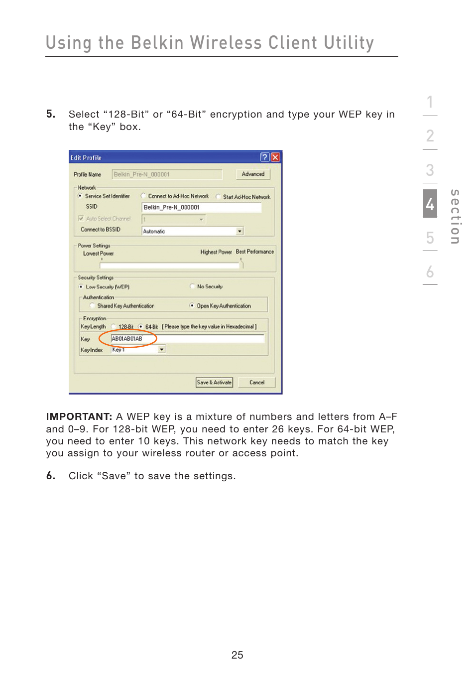 Using the belkin wireless client utility | Belkin F5D8010 User Manual | Page 27 / 45