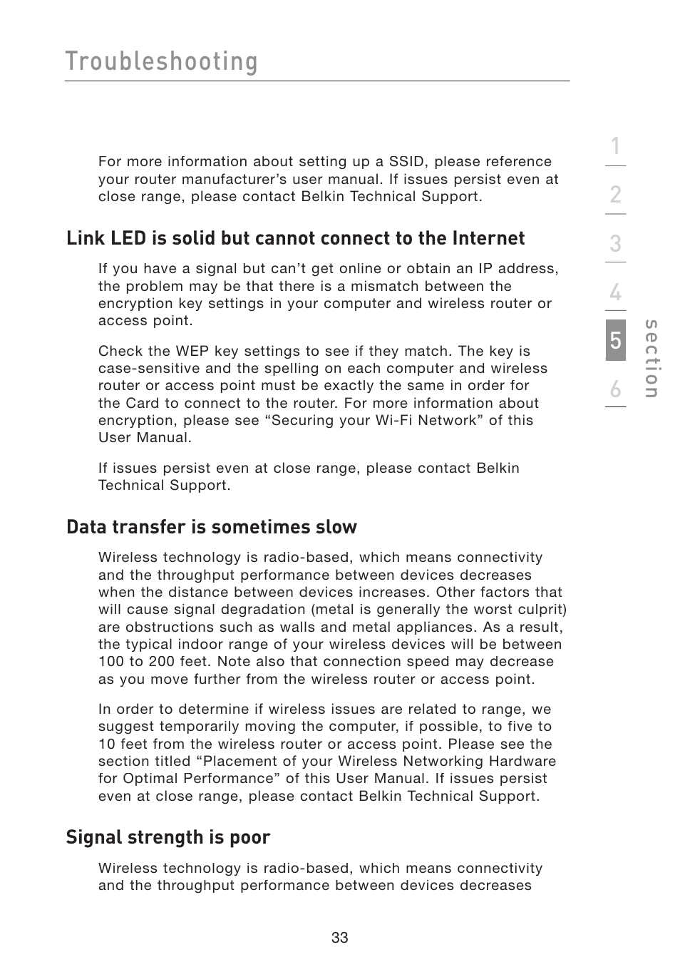 Troubleshooting | Belkin F5D8010 User Manual | Page 35 / 45