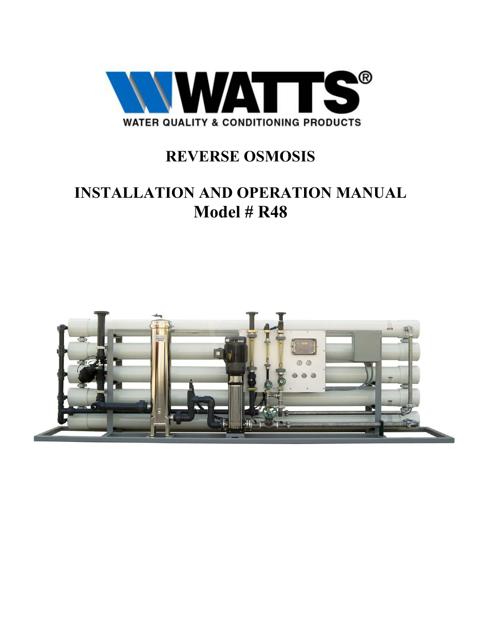 Watts R48-20-3131100 User Manual | 30 pages