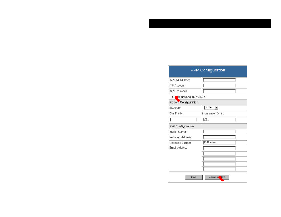 Configuration, Ppp configuration | Belkin ePowerSwitch User Manual | Page 21 / 40