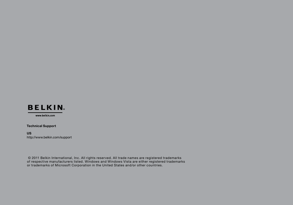 Belkin VideoLink Powerline Internet Adapter 8820-00661 Rev. A01 F5D4077 User Manual | Page 13 / 13