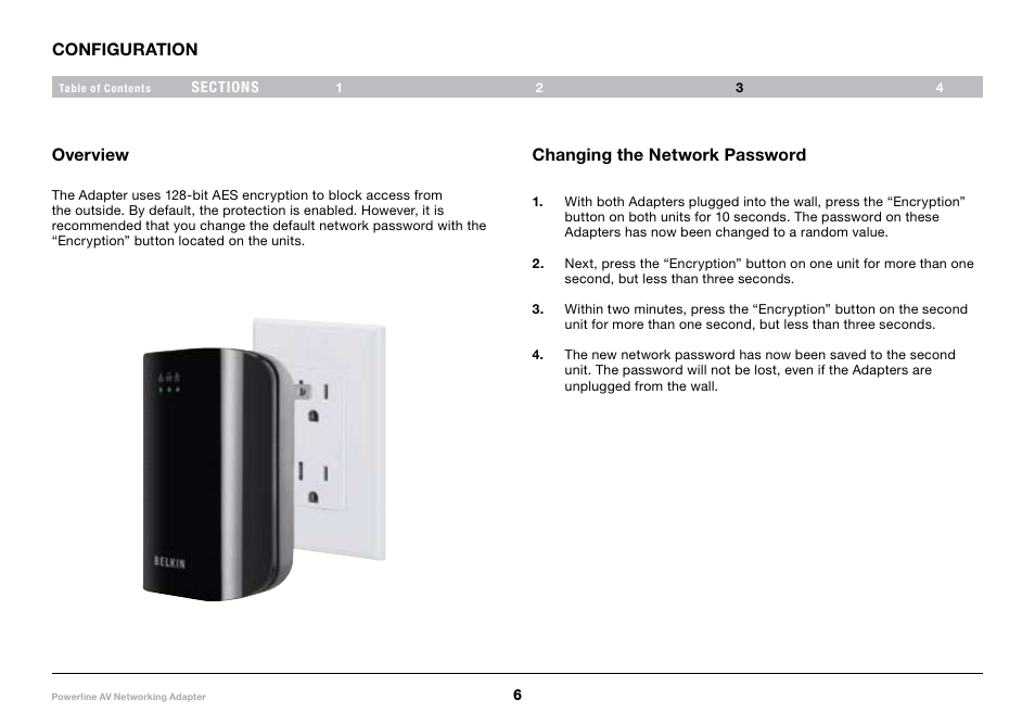 Belkin VideoLink Powerline Internet Adapter 8820-00661 Rev. A01 F5D4077 User Manual | Page 8 / 13