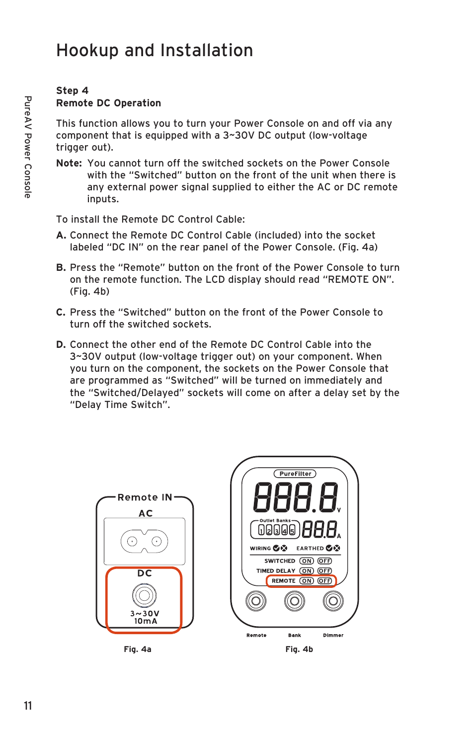 Hookup and installation | Belkin PURE AV PF50 User Manual | Page 12 / 30