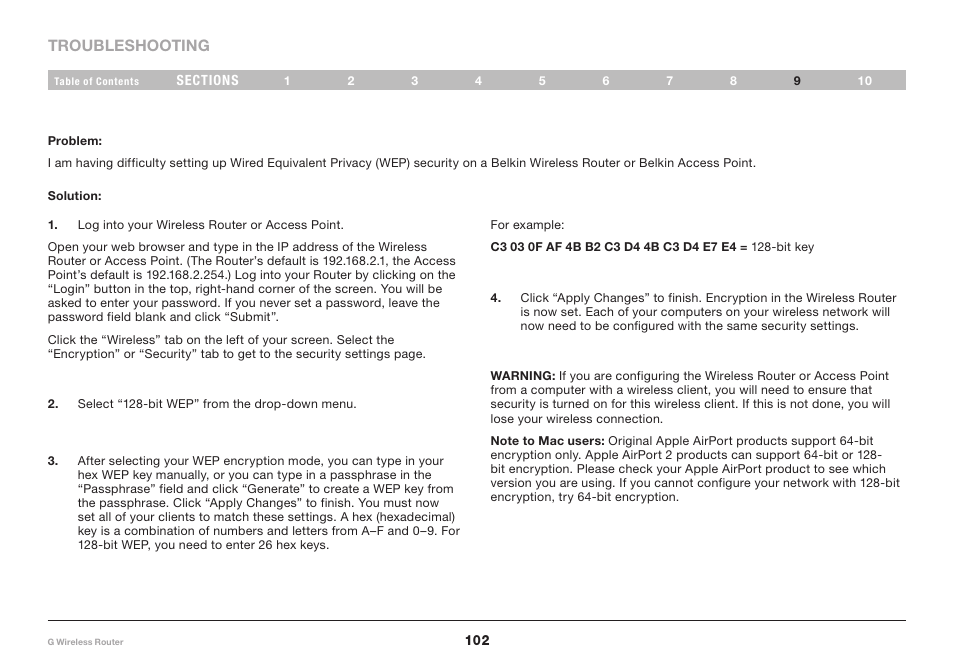 Belkin PM01110 User Manual | Page 104 / 115