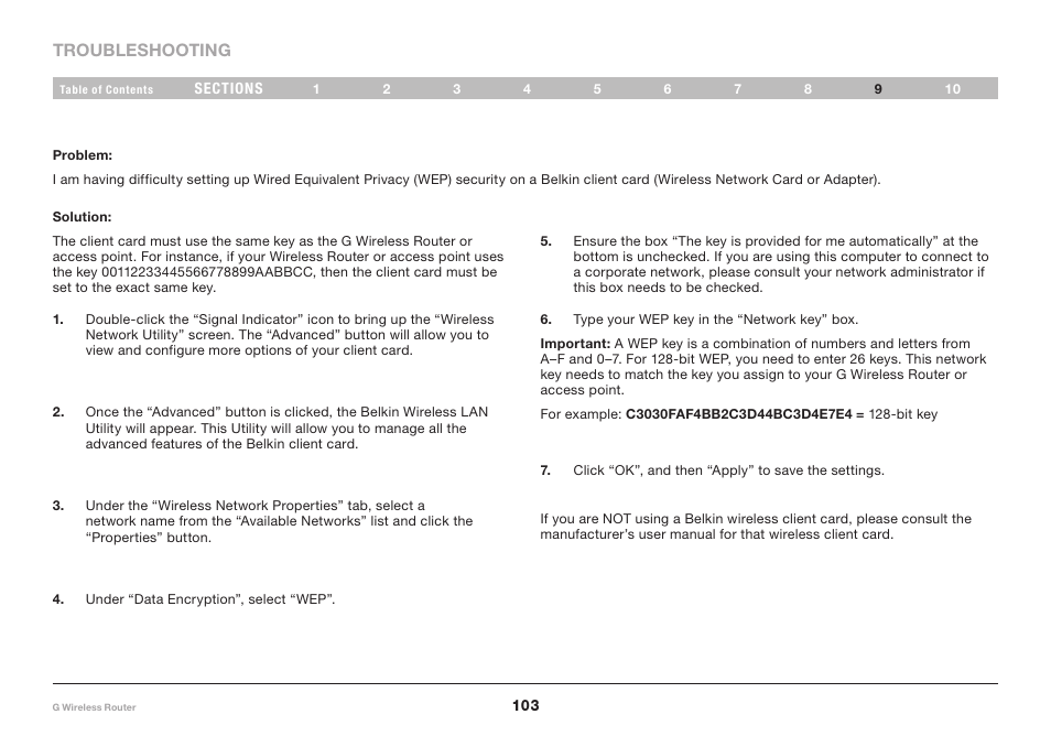 Belkin PM01110 User Manual | Page 105 / 115