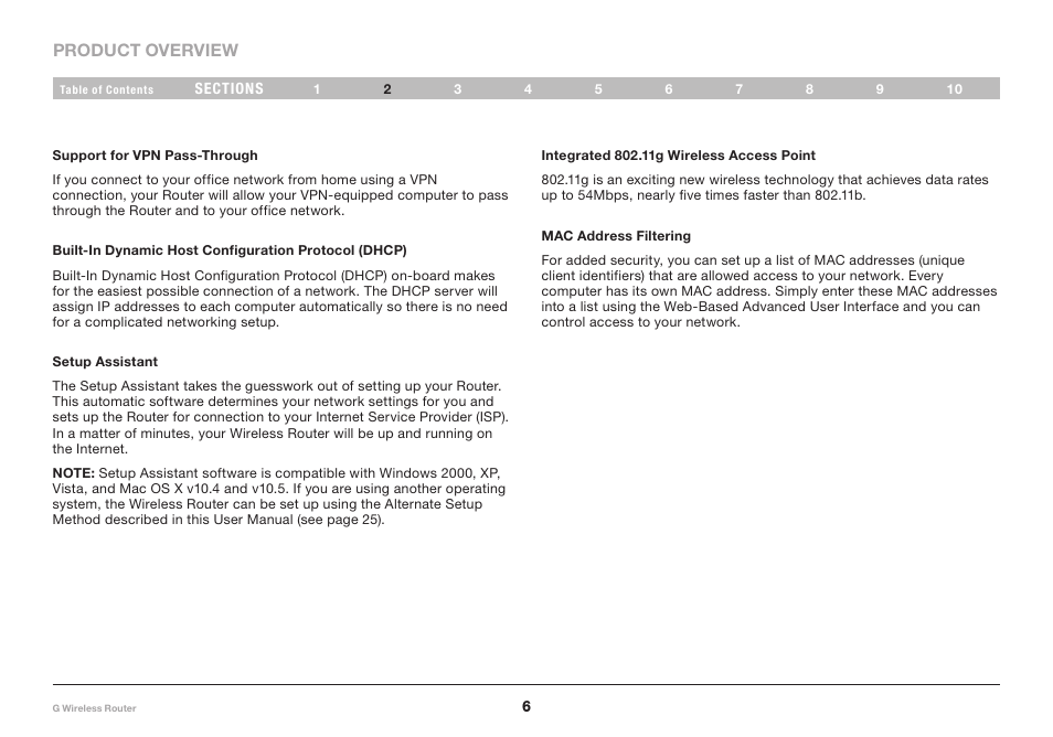 Belkin PM01110 User Manual | Page 8 / 115