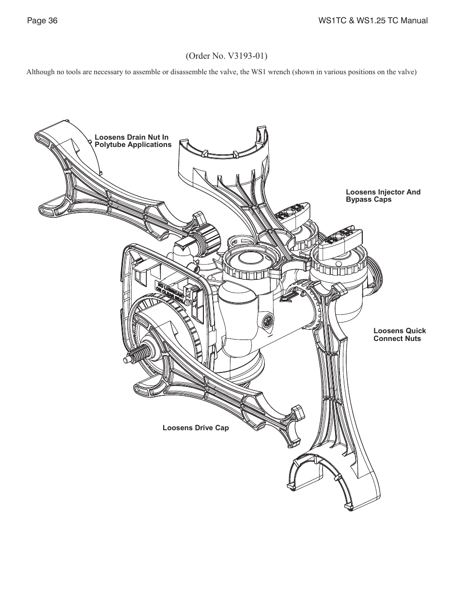 Ws1 wrench | Watts W100F User Manual | Page 36 / 48