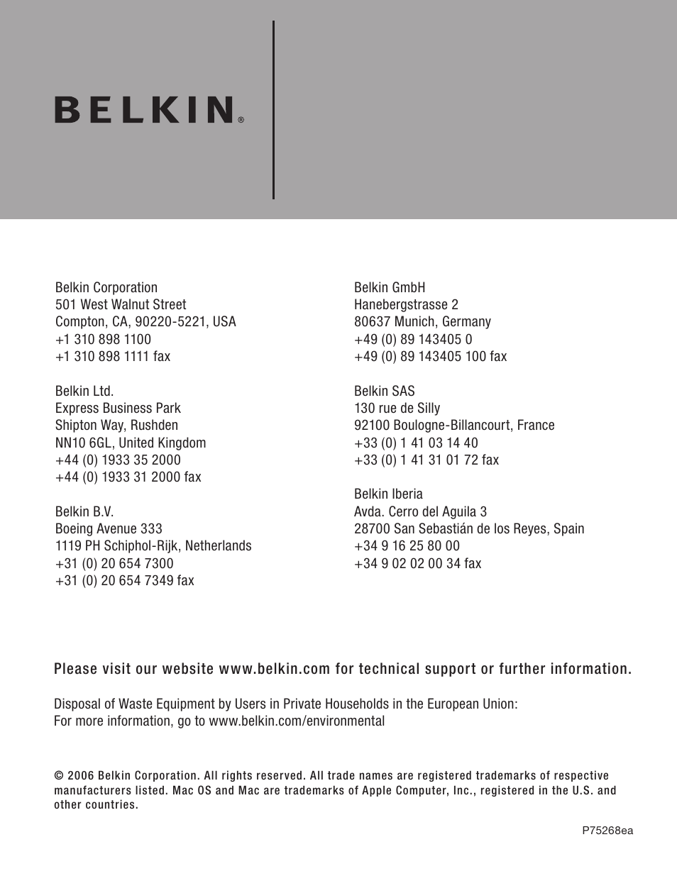 Belkin F5U234 User Manual | Page 12 / 64