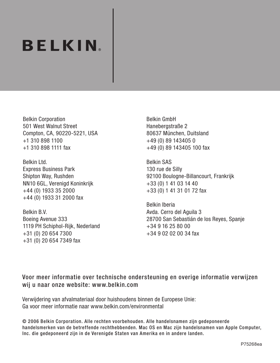 Belkin F5U234 User Manual | Page 42 / 64