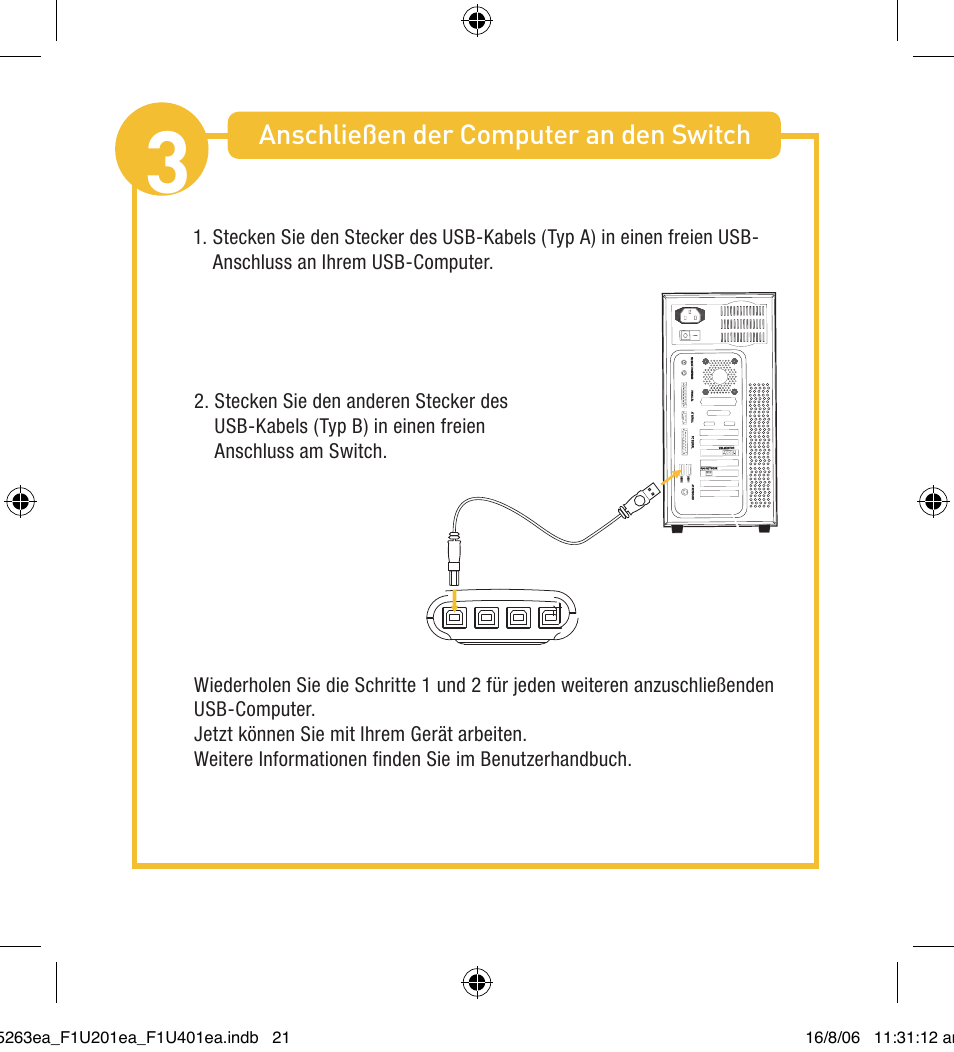 Belkin F1U201VEA1 User Manual | Page 21 / 40