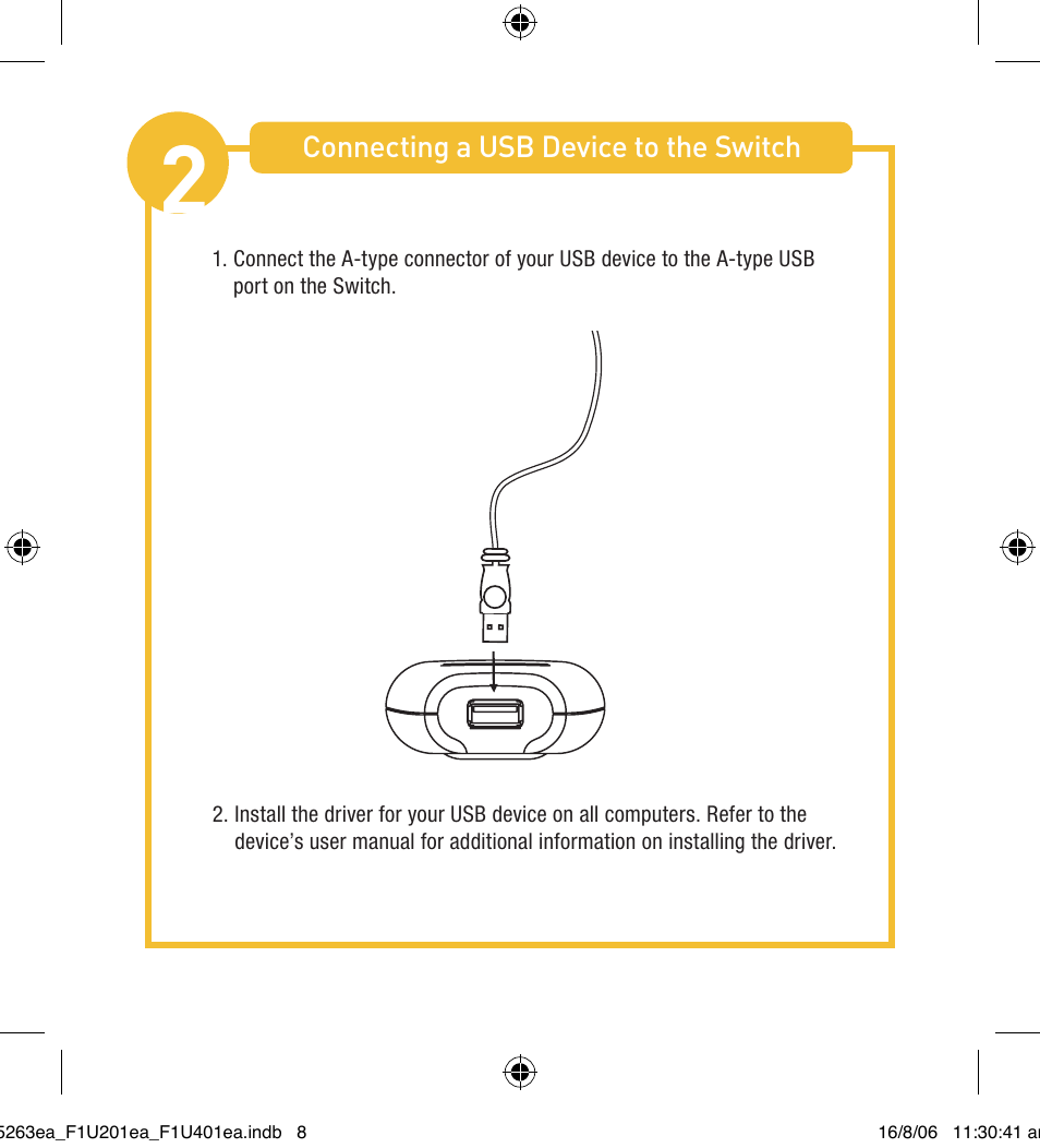 Belkin F1U201VEA1 User Manual | Page 8 / 40