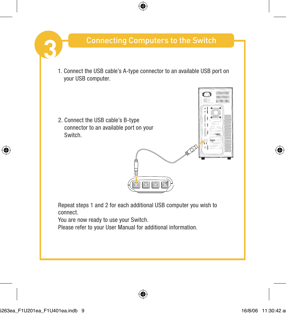 Belkin F1U201VEA1 User Manual | Page 9 / 40