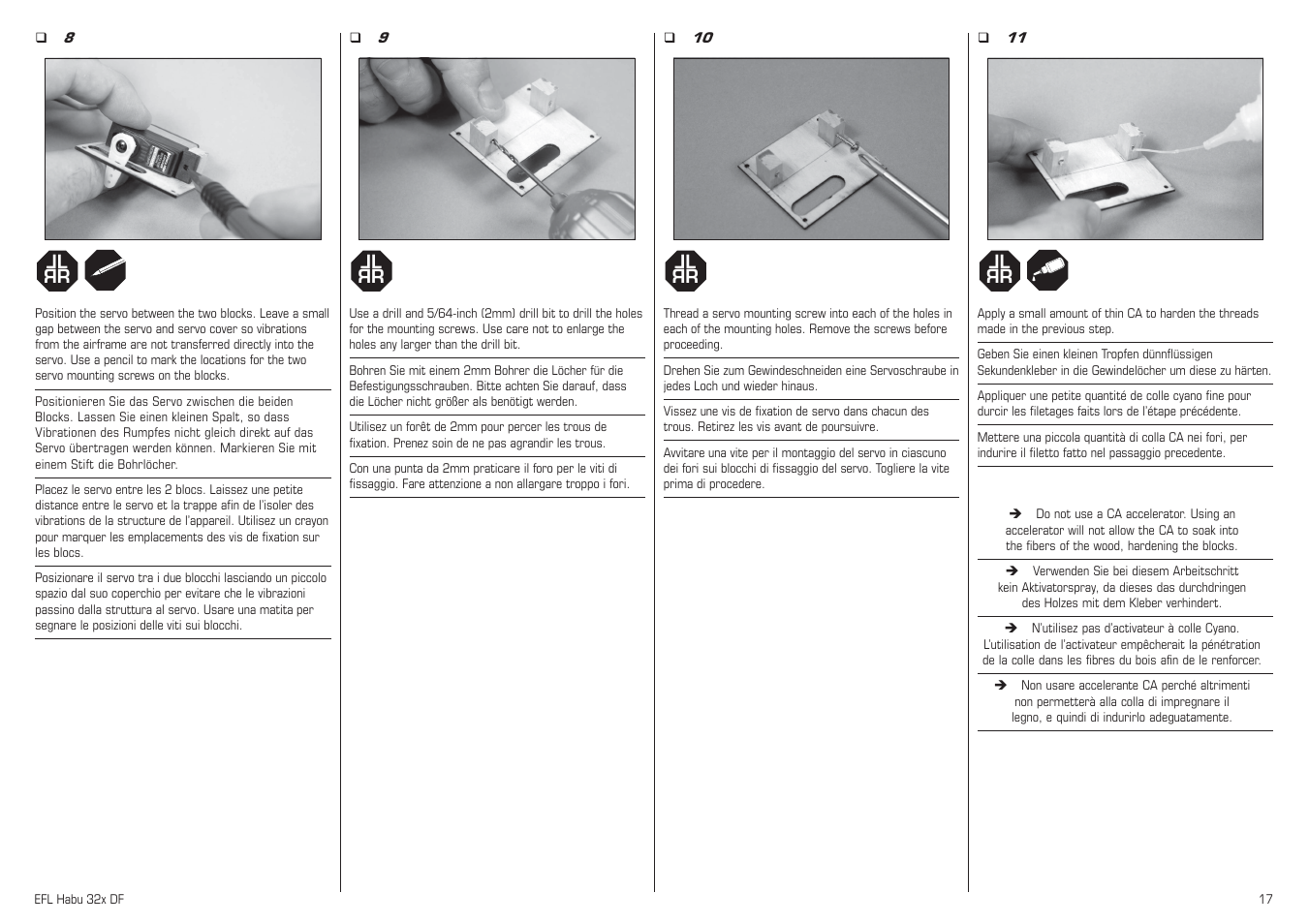 Lr l r | E-flite Habu 32x DF ARF User Manual | Page 17 / 84