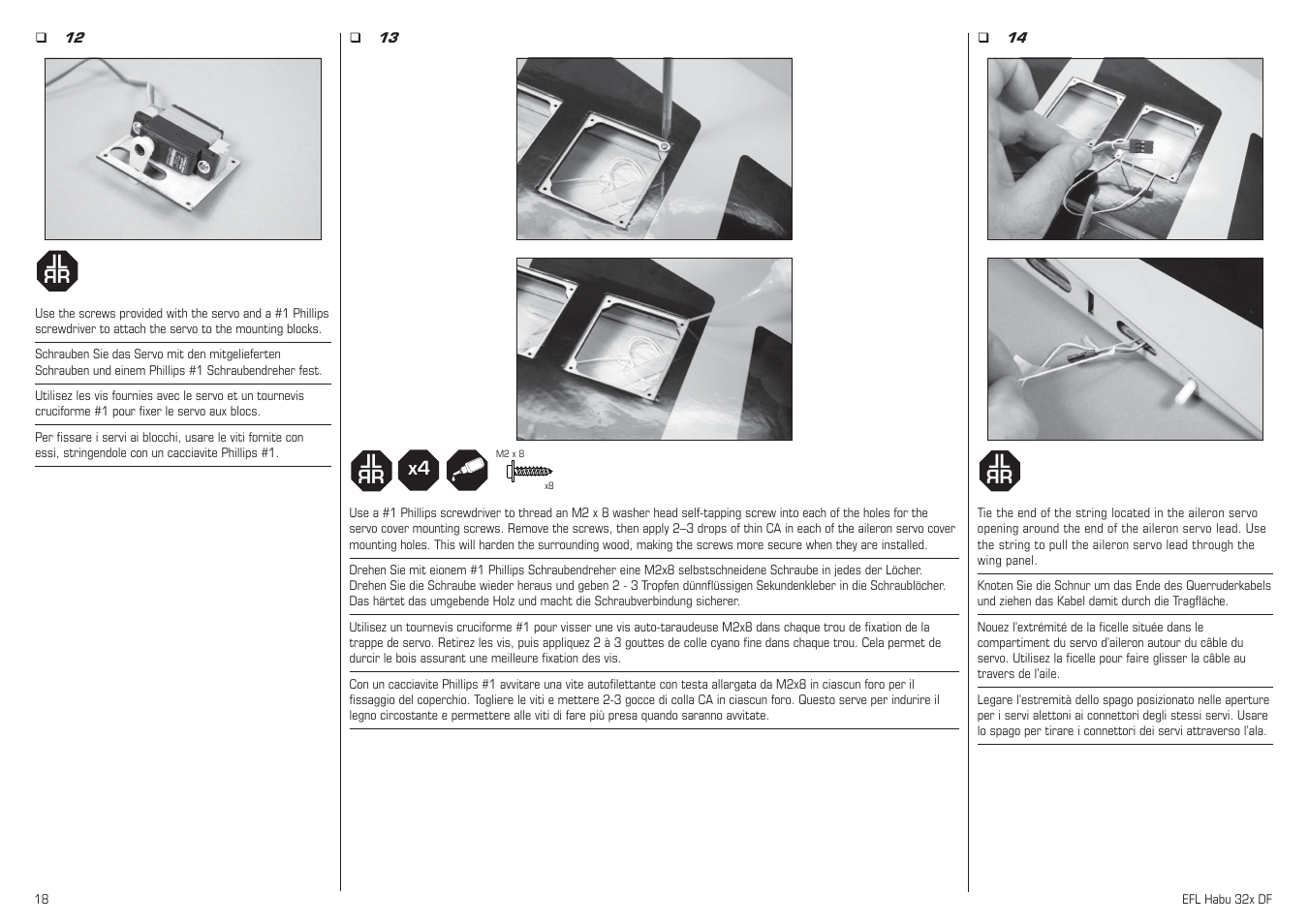 E-flite Habu 32x DF ARF User Manual | Page 18 / 84