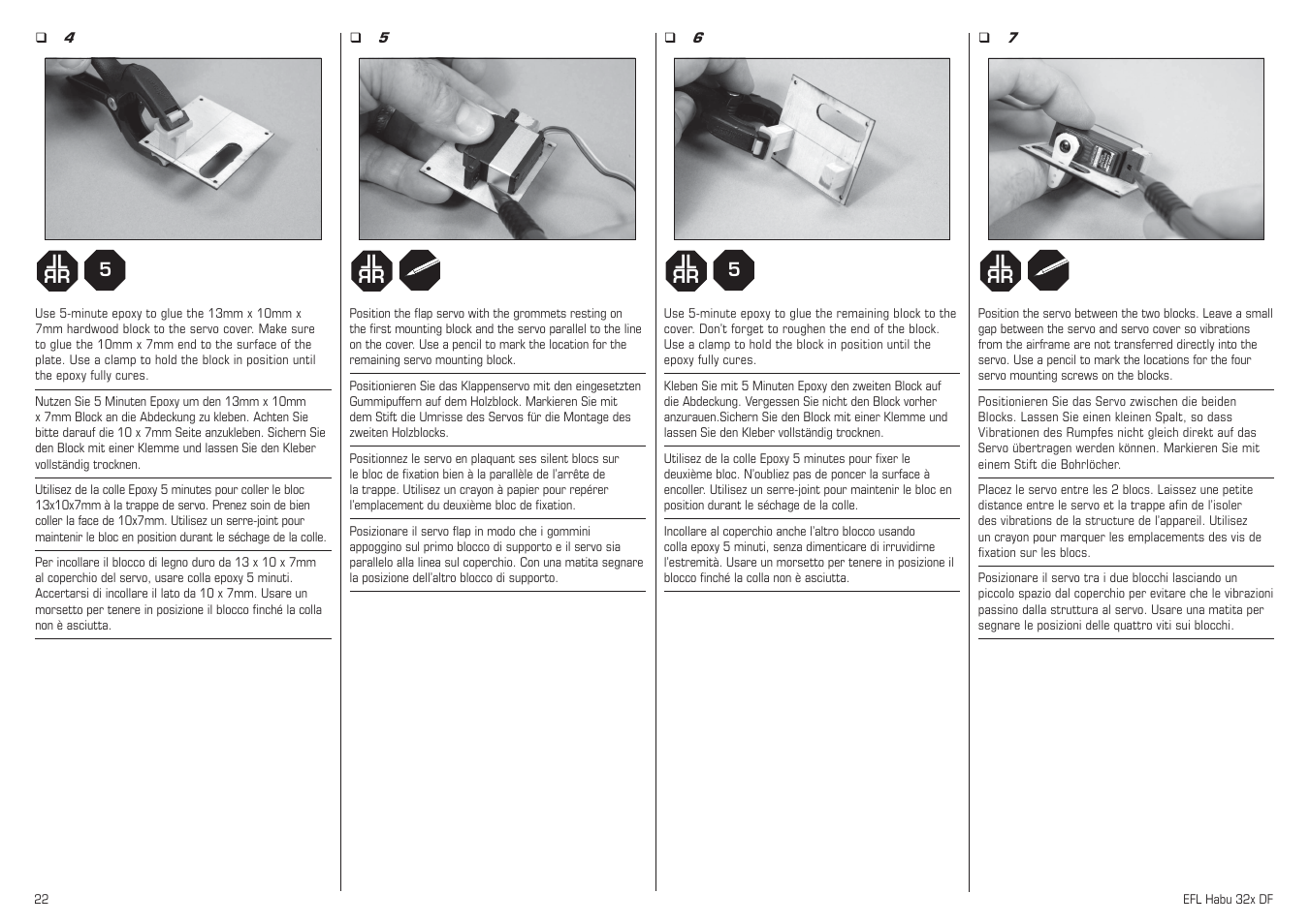 E-flite Habu 32x DF ARF User Manual | Page 22 / 84