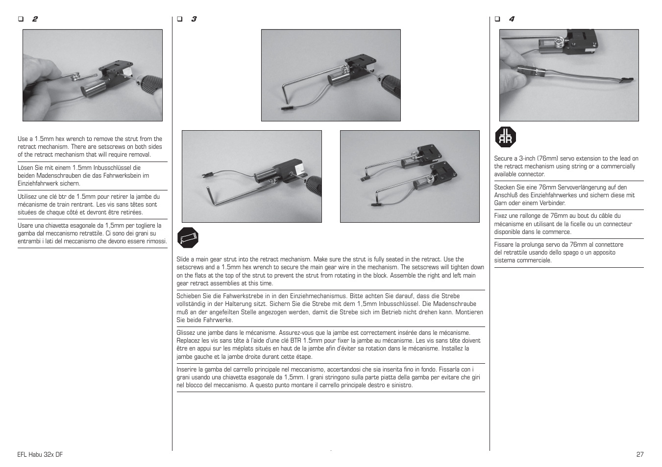 Lr l r | E-flite Habu 32x DF ARF User Manual | Page 27 / 84