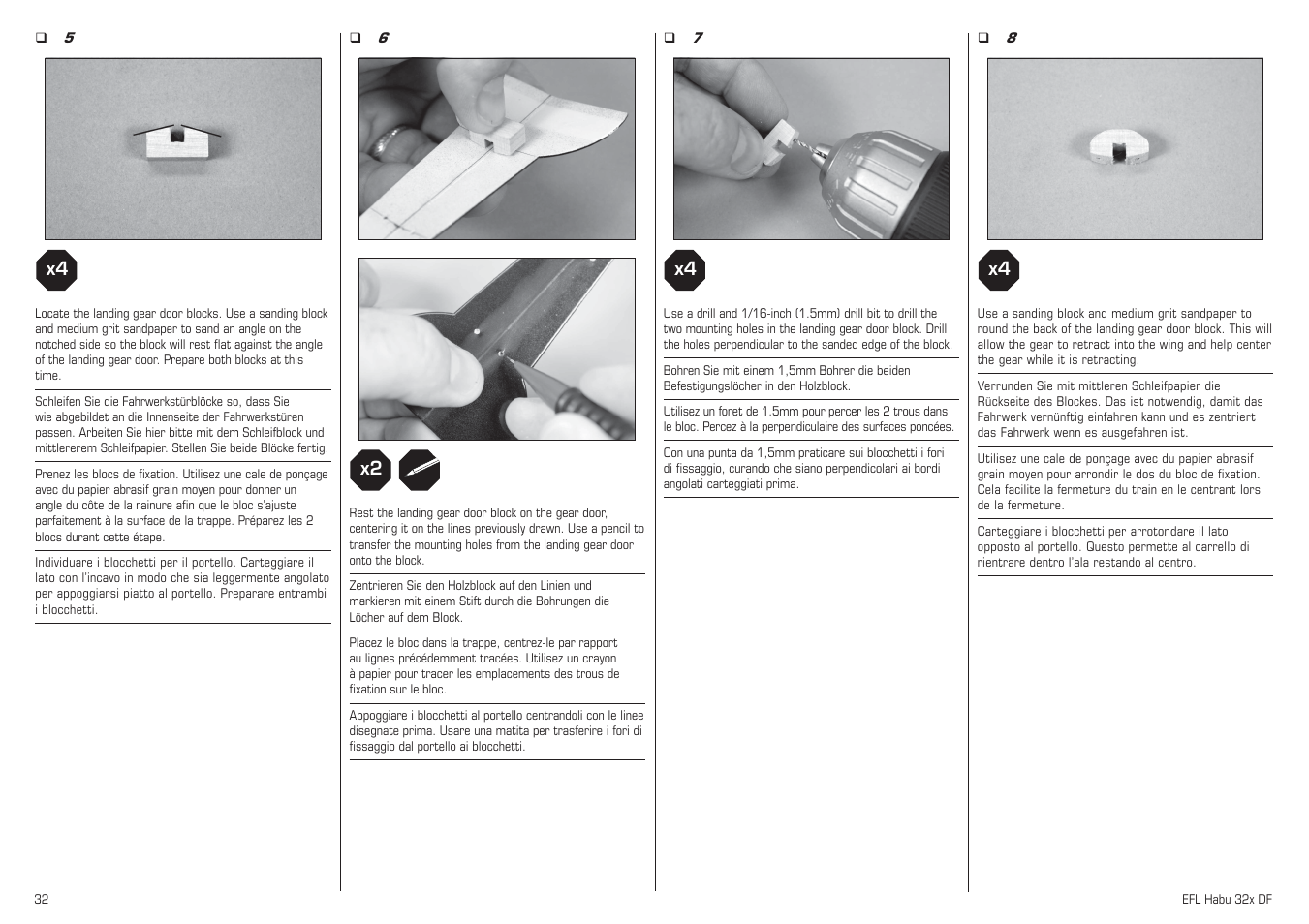 E-flite Habu 32x DF ARF User Manual | Page 32 / 84