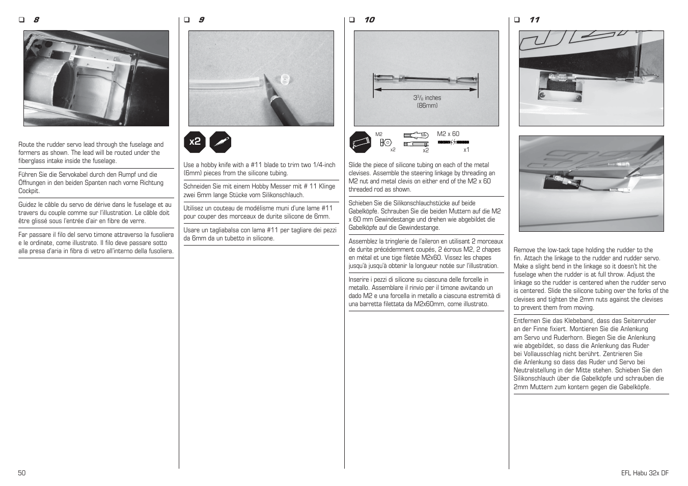 E-flite Habu 32x DF ARF User Manual | Page 50 / 84
