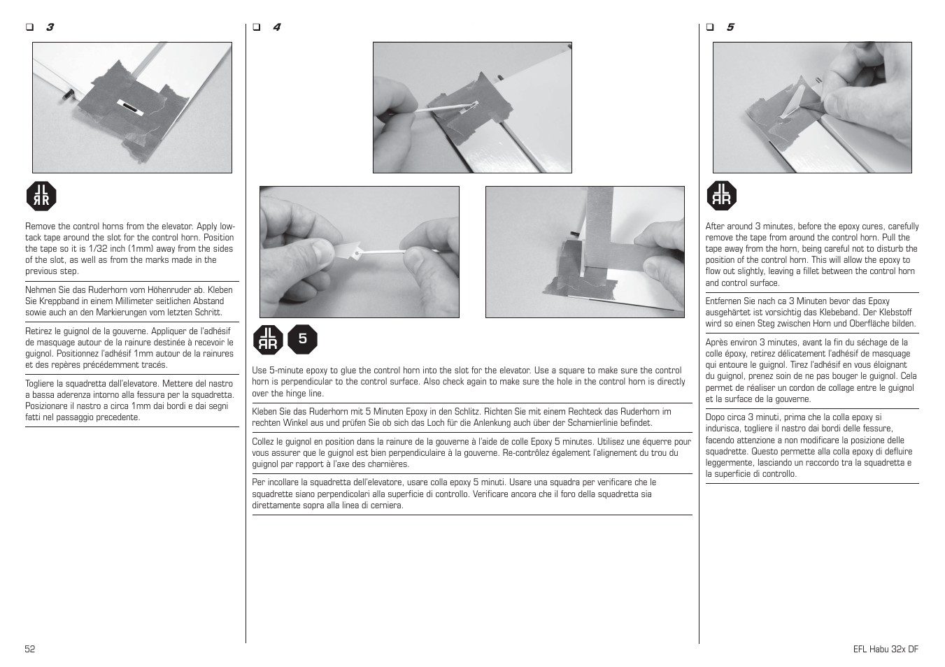 E-flite Habu 32x DF ARF User Manual | Page 52 / 84