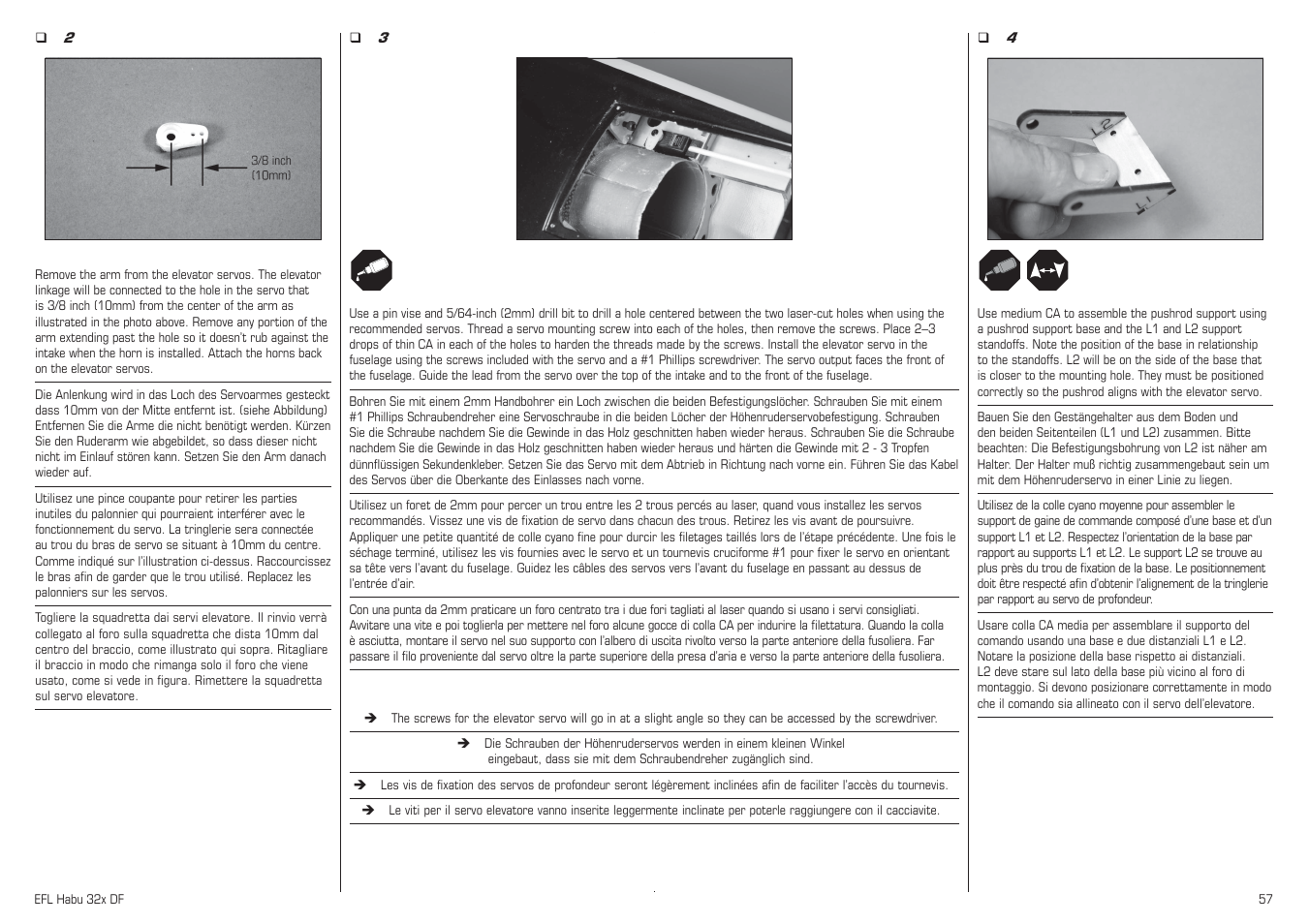 E-flite Habu 32x DF ARF User Manual | Page 57 / 84