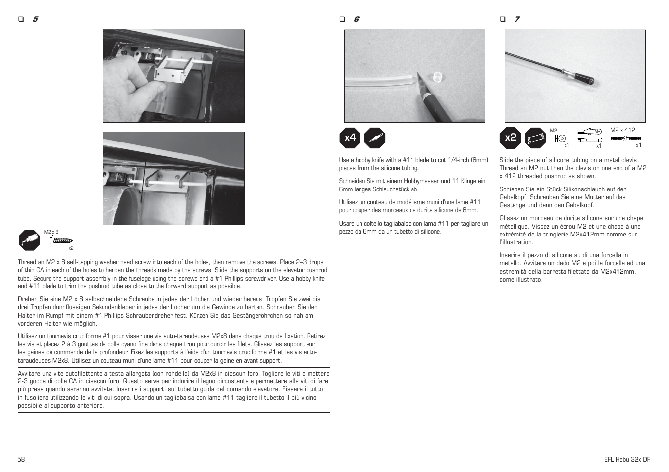E-flite Habu 32x DF ARF User Manual | Page 58 / 84