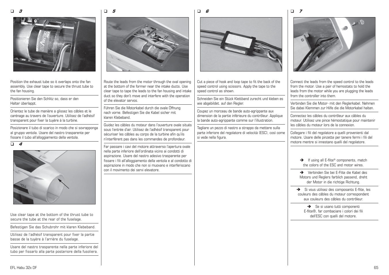 E-flite Habu 32x DF ARF User Manual | Page 65 / 84