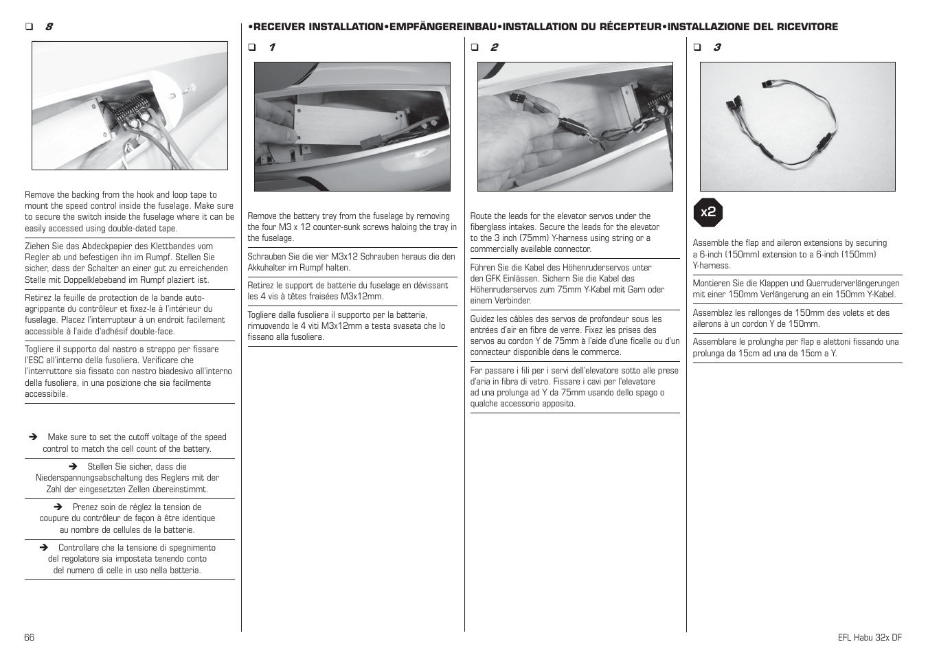 E-flite Habu 32x DF ARF User Manual | Page 66 / 84